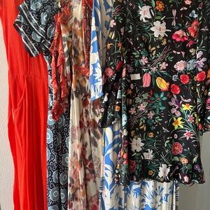 Anthropologie Multicolor Floral and Patterned Dresses - closet cleanout coming!